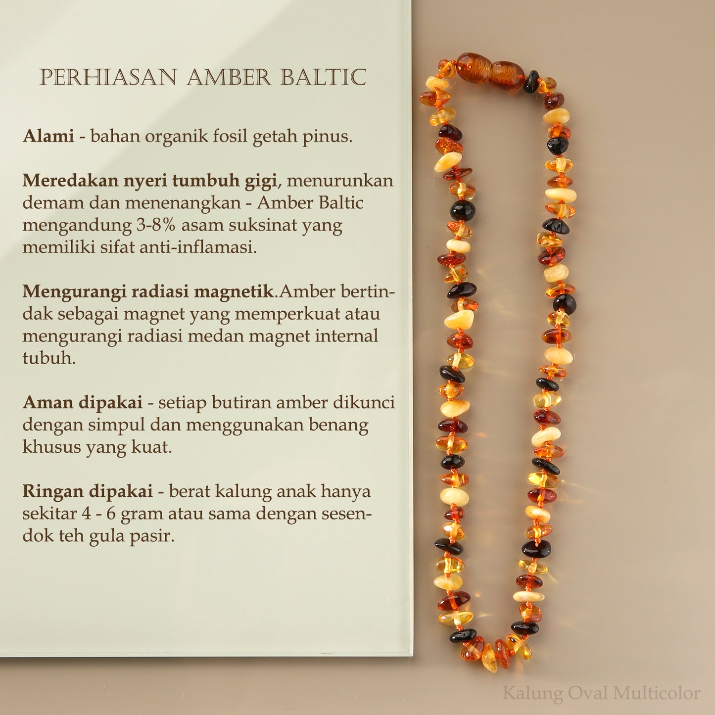 Kalung Amber Anak K19