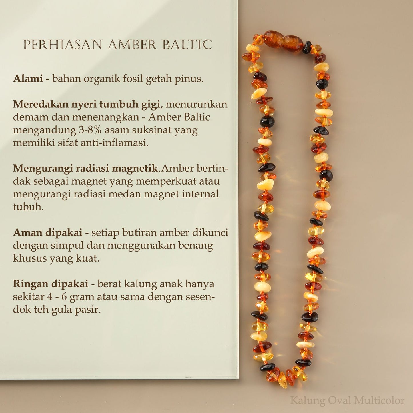Kalung Amber Anak K19s
