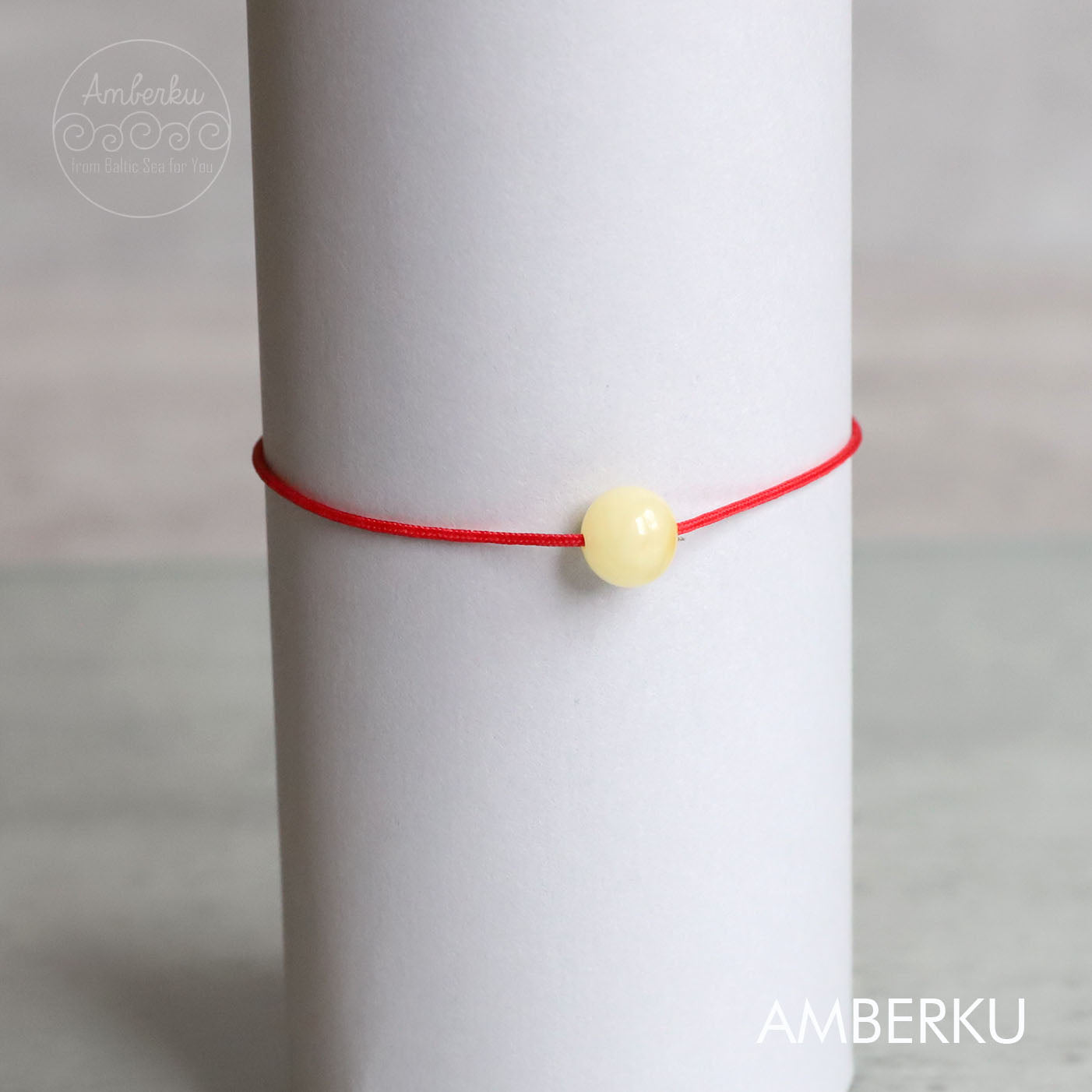 Gelang Tali dengan Amber Baltic GD89MM