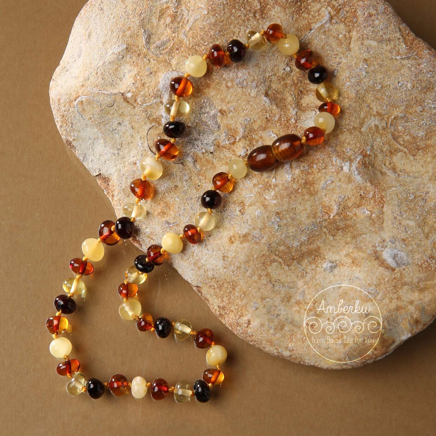 Kalung Amber Anak Multicolor K11AR